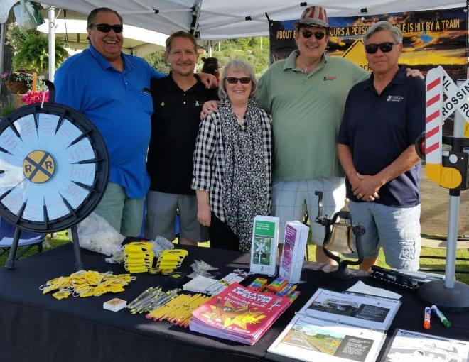 California Operation Lifesaver Outreach Event in San Clemente